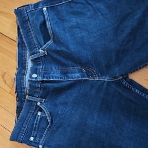 Levi's 511 38x30 Straight Leg Jeans, Dark Blue Wash Denim